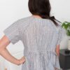 Briana Blue Pattern Blouse