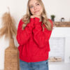 Briana Red Cardigan