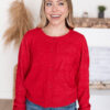 Briana Red Cardigan