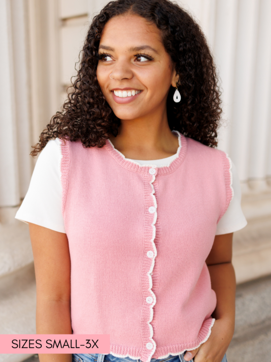 BriannaDustyRoseSweaterVest.png Brianna Dusty Rose Sweater Vest