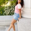 Brianna Dusty Rose Sweater Vest
