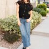 Bridget Black Button Down Sweater