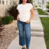 Bridget Cream Button Down Sweater