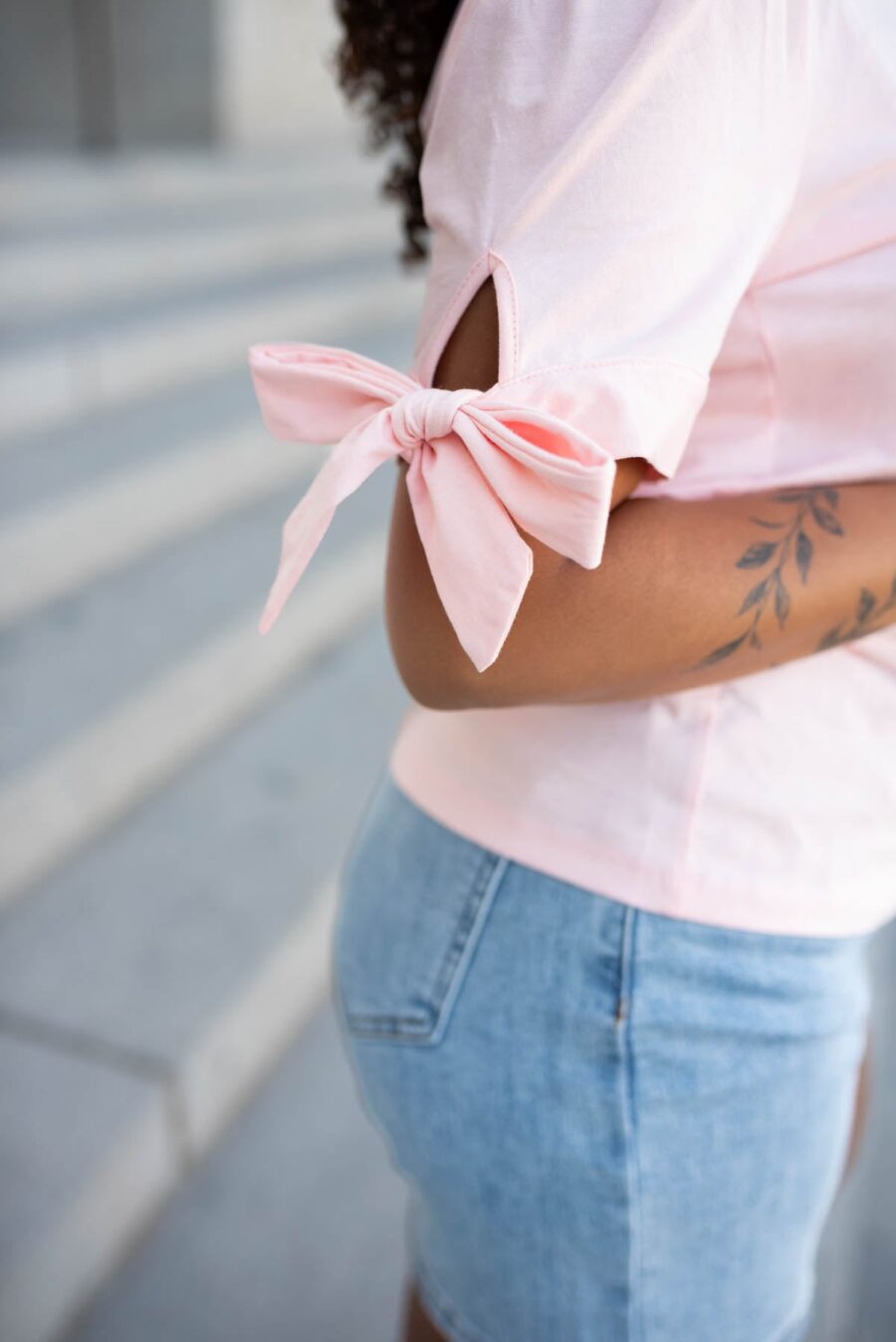 Brielle Pink Bow Top