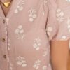 Britta Dusty Pink Floral Dress