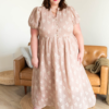 Britta Dusty Pink Floral Dress