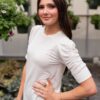 Britton Ivory Ruffle Sleeve Top