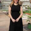 Brylee Black Smocked Dress