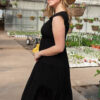 Brylee Black Smocked Dress