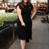 Brylee Black Smocked Dress