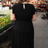 Brylee Black Smocked Dress