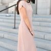 Raylee Taupe Ribbed Dress