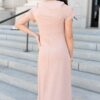 Raylee Taupe Ribbed Dress