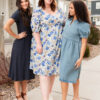 Ansley Blue Floral Dress