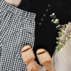 Samantha Black and White Gingham Pants