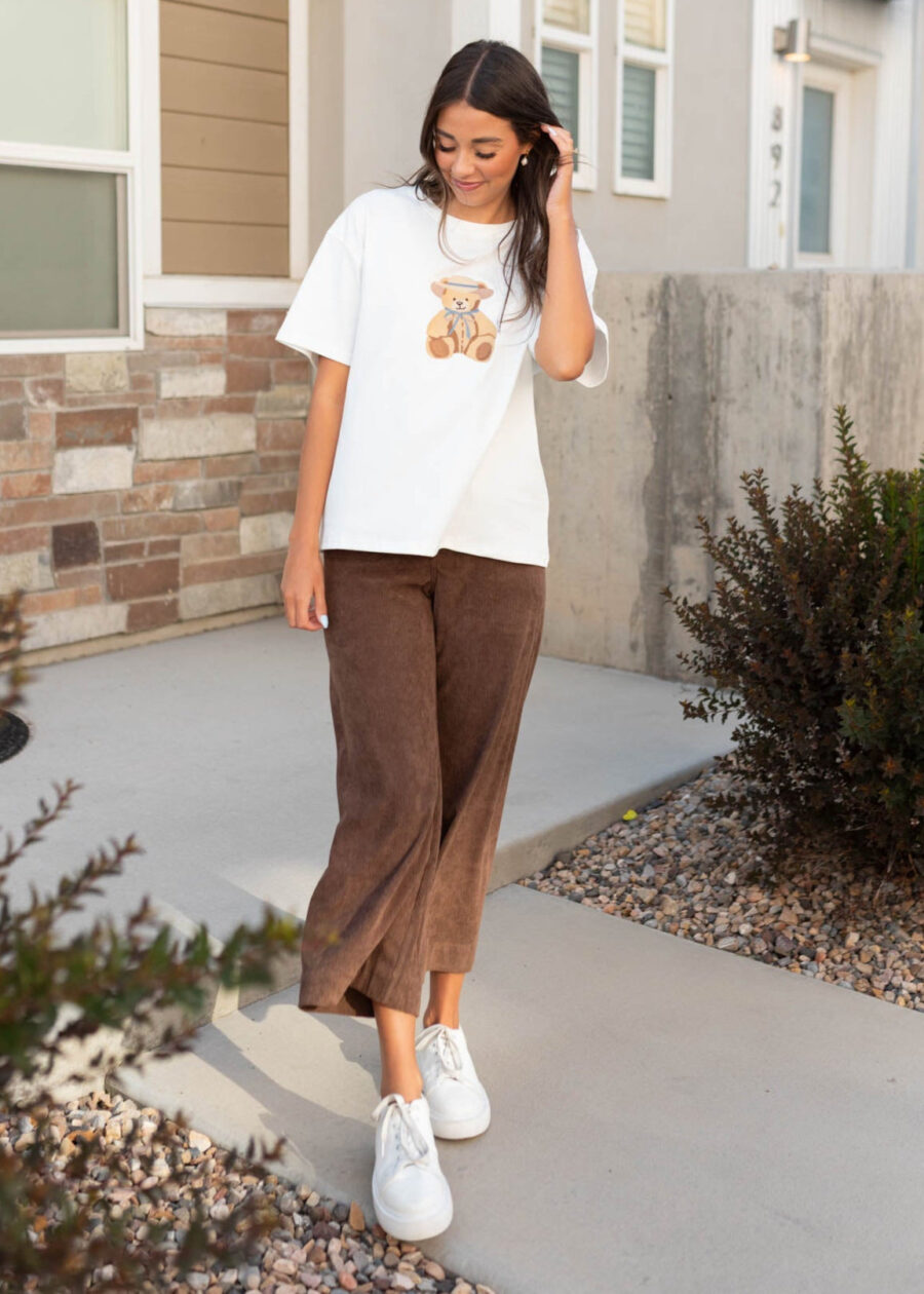 Mikaela Brown Corduroy Pants