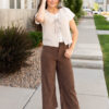 Mikaela Brown Corduroy Pants