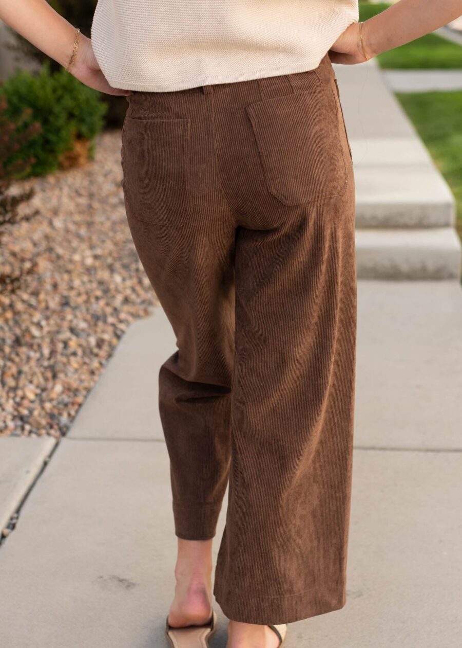 Mikaela Brown Corduroy Pants