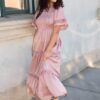 Millie Blush Smocked Dress