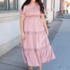 Millie Blush Smocked Dress