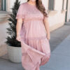Millie Blush Smocked Dress