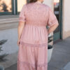 Millie Blush Smocked Dress