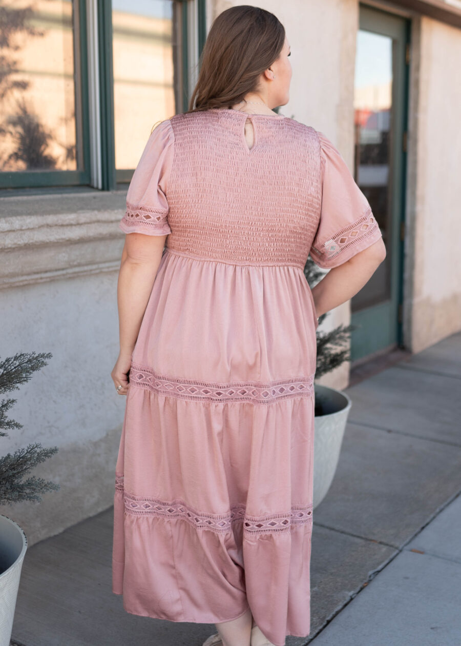 Millie Blush Smocked Dress