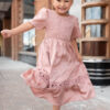 Millie Blush Smocked Little Girl Dress