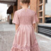 Millie Blush Smocked Little Girl Dress