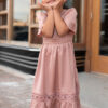 Millie Blush Smocked Little Girl Dress
