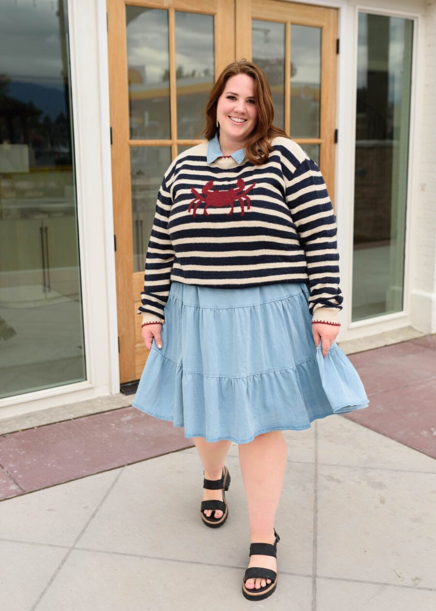 Millie Striped Pattern Sweater