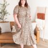 Miranda Leopard Bow Dress