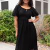 Misty Black Lace Dress
