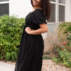 Misty Black Lace Dress