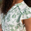 Nessie Green Floral Pattern Dress
