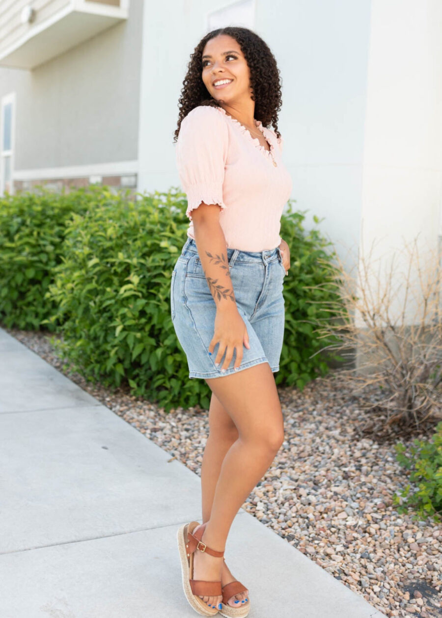 Nicolie Blush Pink Top