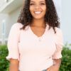 Nicolie Blush Pink Top