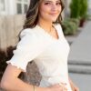 Nicolie Ivory Top