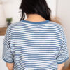 Nila Blue Stripe Cardigan