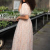 Nylah Blush Floral Mesh Dress