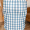 Oaklee Blue Gingham Skirt