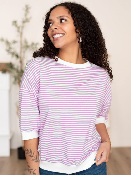 Oaklynn Pink Stripe Top