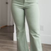 Odette Dusty Mint High Rise Pants