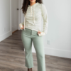 Odette Dusty Mint High Rise Pants