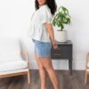 Opal Green Lace Top