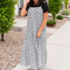 Pauline Navy Floral Tied Dress