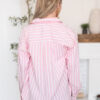 Payton Pink Button Up Top