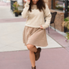 Penelope Brown Gingham Dress