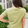 Peony Olive Basic Tee