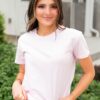 Peony Pink Basic Tee